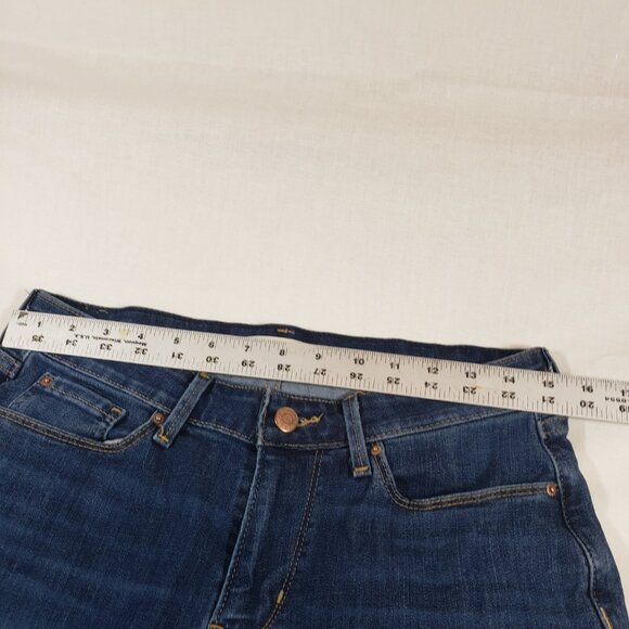 Signature Levi's Strauss Mid-Rise Bootcut Women's Zip Blue Jean 8M W29 L32 - Picture 6 of 8